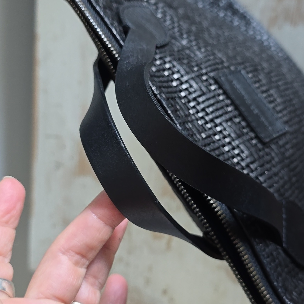 Parker Thach Small Charlie In Leather Black Basketweave - Picture 11 of 15